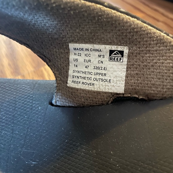 Reef sandals reef rover. Brown size 14 - Picture 3 of 5